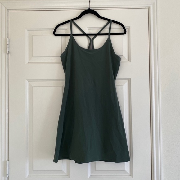 Outdoor Voices The Exercise Dress in Evergreen - Picture 2 of 4
